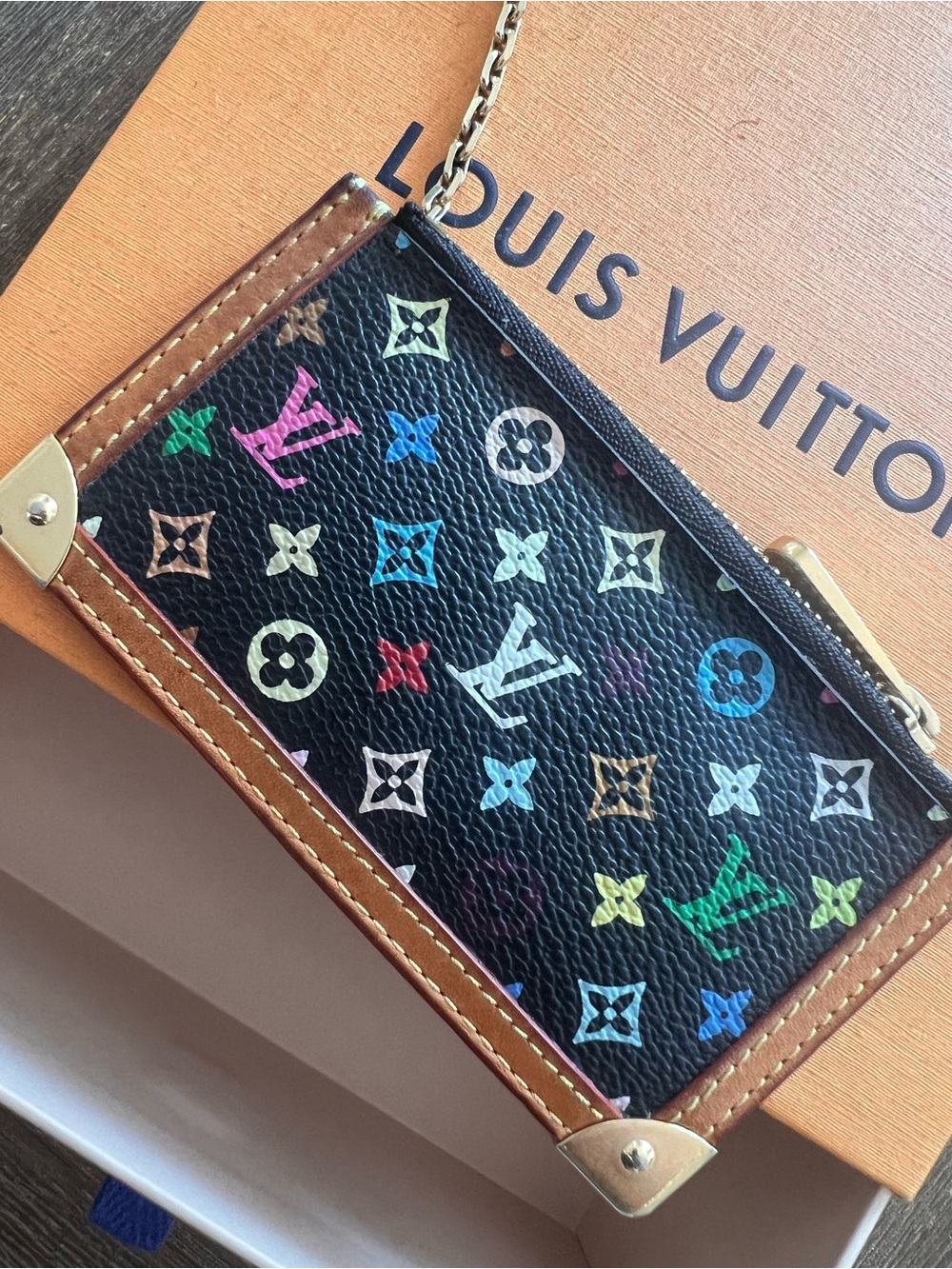 Vintage key Pouch Louis Vuitton x Murakami